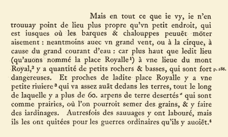 Texte de Samuel de Champlain