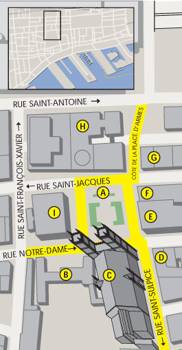 Map of Place d'Armes
