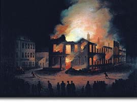 L’incendie du parlement