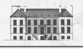 The façade of the "Château" de Vaudreuil